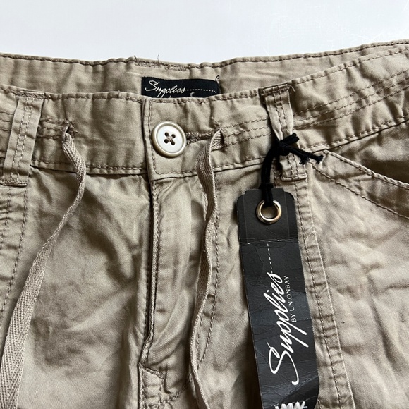 Supplies By Union Bay Khaki Cargo Shorts Size 8 - Picture 8 of 13